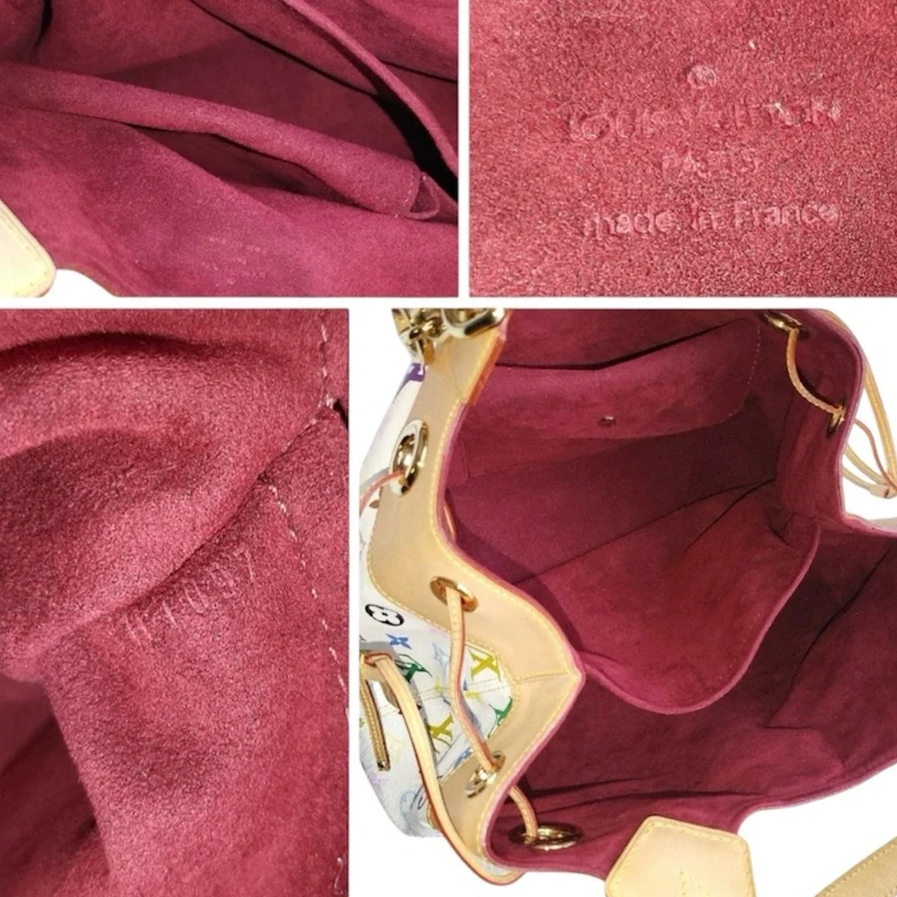 LOUIS VUITTON Murakami White Multicolor Monogram Ursula Bag